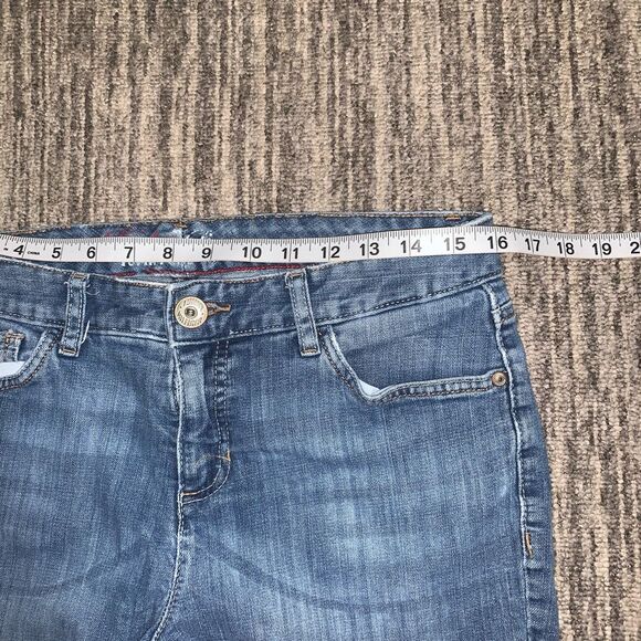 Vintage 90s Y2K Tommy Hilfiger Women's Size 14 Bootcut Jeans Medium Wash - Picture 4 of 7